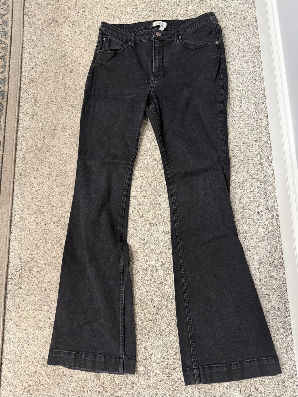Shyanne Black Flared Jeans